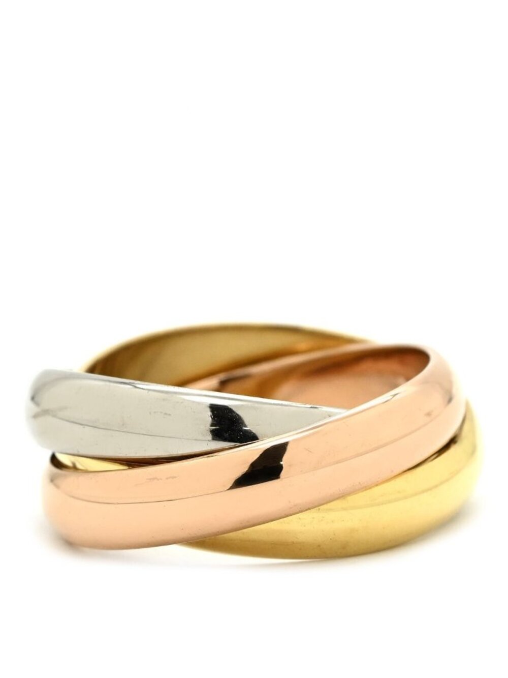 Cartier Ring Trinity Classic White Gold Yellow Pink